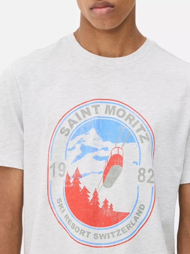 Saint Moritz Kurzarm-T-Shirt