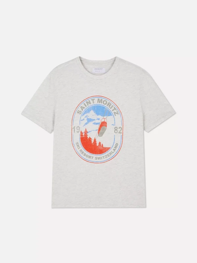 Saint Moritz Kurzarm-T-Shirt
