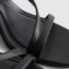 Sandalen mit Blockabsatz in breiter Passform