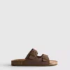 Sandalen mit doppeltem Schnallenriemen