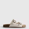 Sandalen mit doppeltem Schnallenriemen