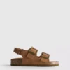 Sandalen mit doppeltem Schnallenriemen