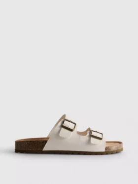 Sandalen mit doppeltem Schnallenriemen