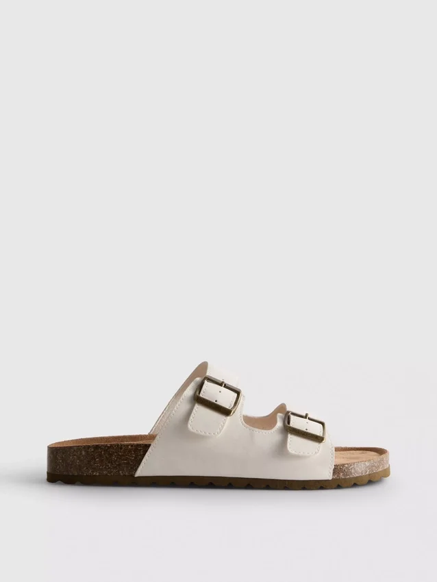 Sandalen mit doppeltem Schnallenriemen