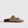 Sandalen mit doppeltem Schnallenverschluss und Verzierungen