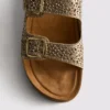Sandalen mit doppeltem Schnallenverschluss und Verzierungen