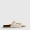 Sandalen mit lasergeschnittenem Fussbett