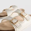 Sandalen mit lasergeschnittenem Fussbett