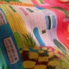 Sarong mit Fransen und tropischem Print