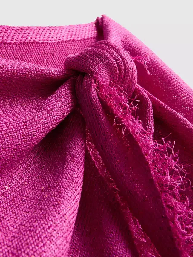 Sarong mit Pailletten und Quasten