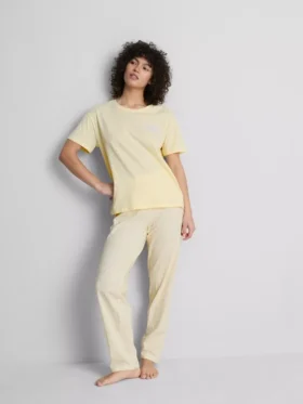 Schlafanzug aus bedruckter Baumwolle im Gingham-Muster