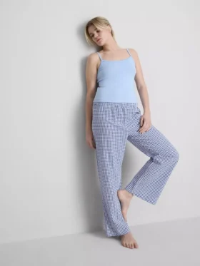 Schlafanzug-Hose aus Baumwoll-Gingham