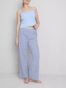 Schlafanzug-Hose aus Baumwoll-Gingham