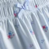 Schlafanzug mit bedrucktem Top und Shorts