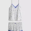 Schlafanzug mit Shorts und Cami