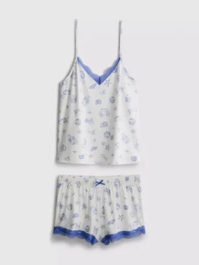 Schlafanzug mit Shorts und Cami