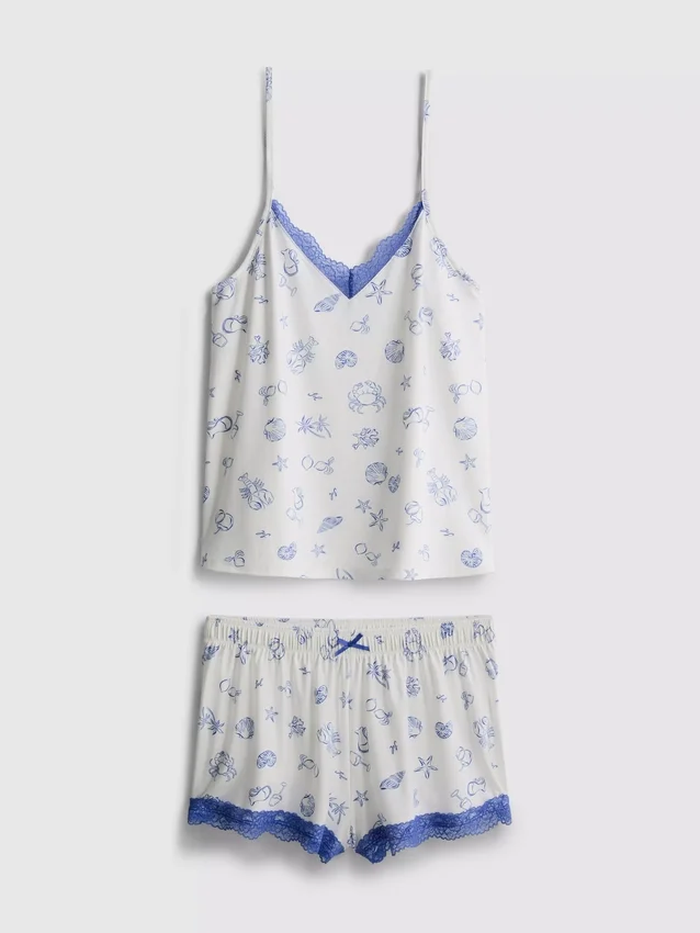 Schlafanzug mit Shorts und Cami