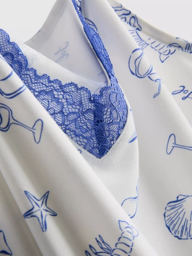 Schlafanzug mit Shorts und Cami
