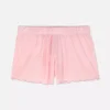 Schlafanzug-Shorts aus Jersey mit Rüschenbesatz