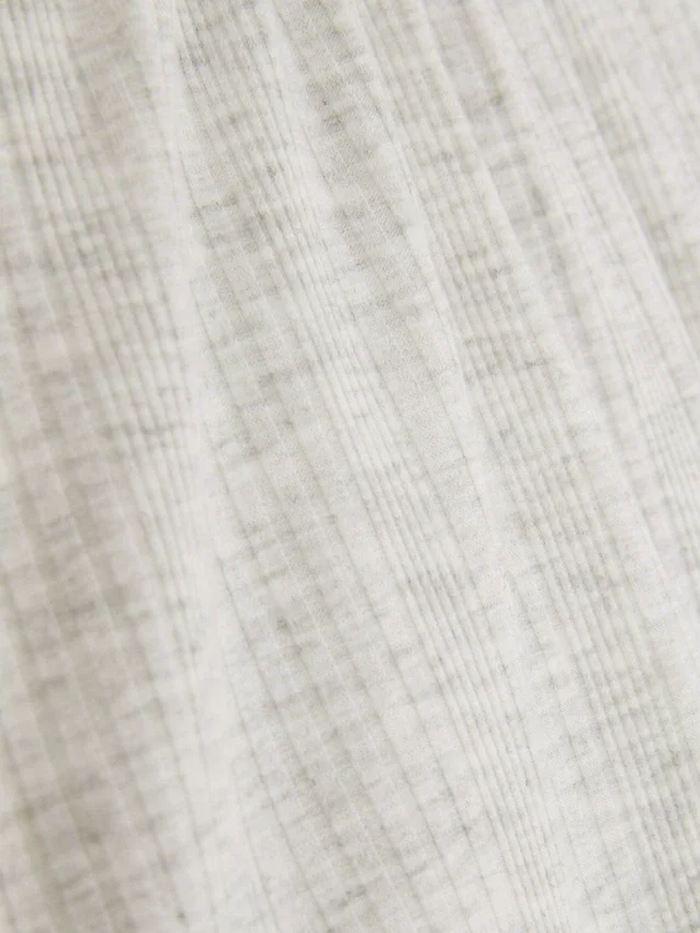 Schlafanzug-Shorts aus Jersey mit Rüschenbesatz