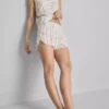 Schlafanzug-Shorts mit Blumenmuster