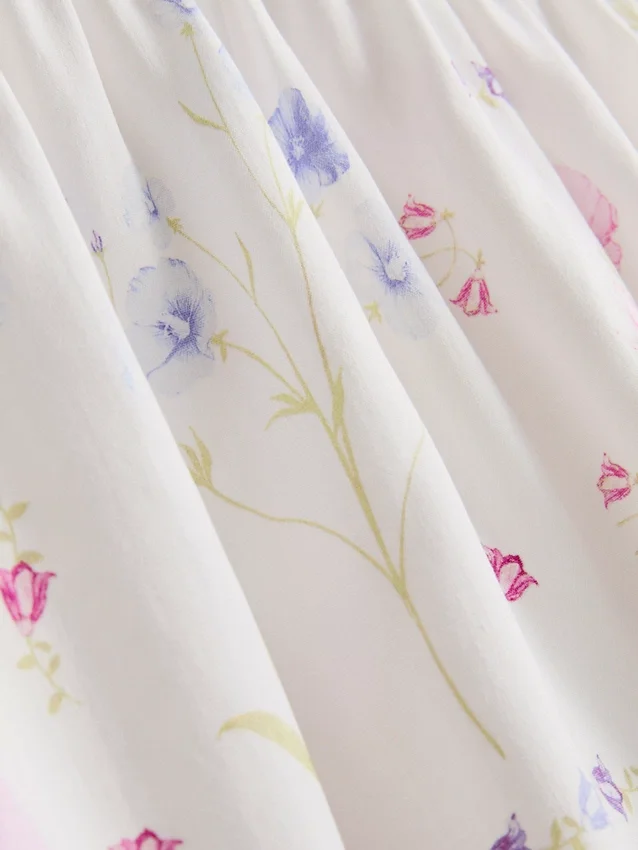Schlafanzug-Shorts mit Blumenmuster