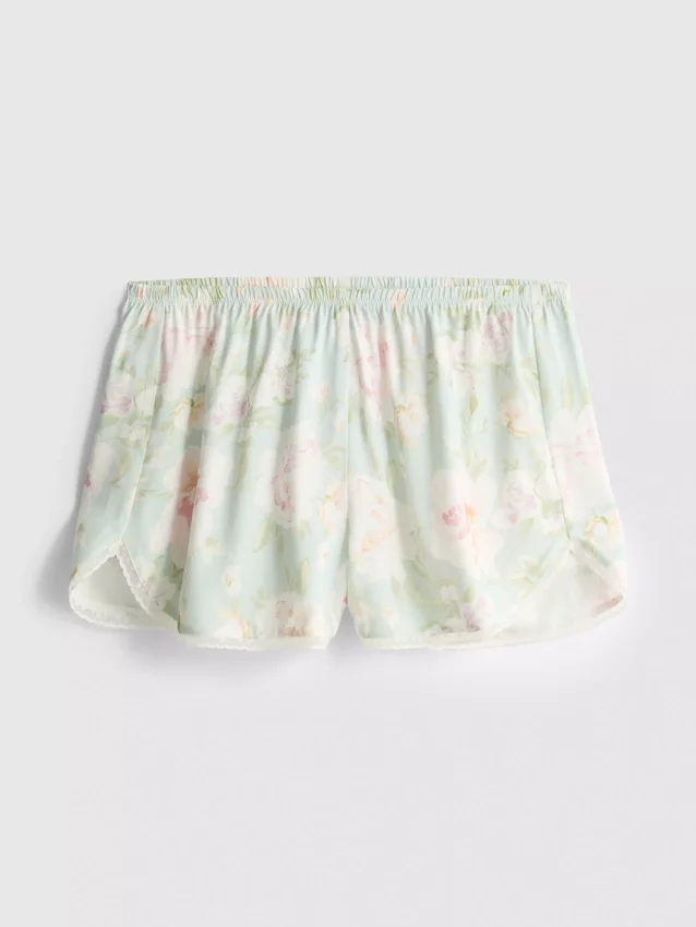 Schlafanzug-Shorts mit Blumenprint