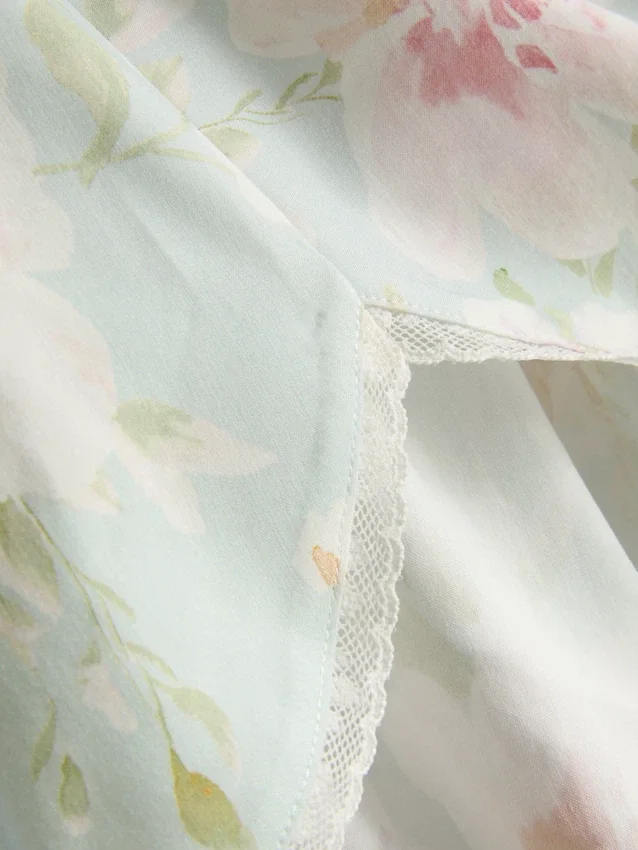 Schlafanzug-Shorts mit Blumenprint
