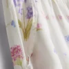 Schlafanzughose mit weitem Bein und Blumenmuster