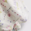 Schlafanzughose mit weitem Bein und Blumenmuster