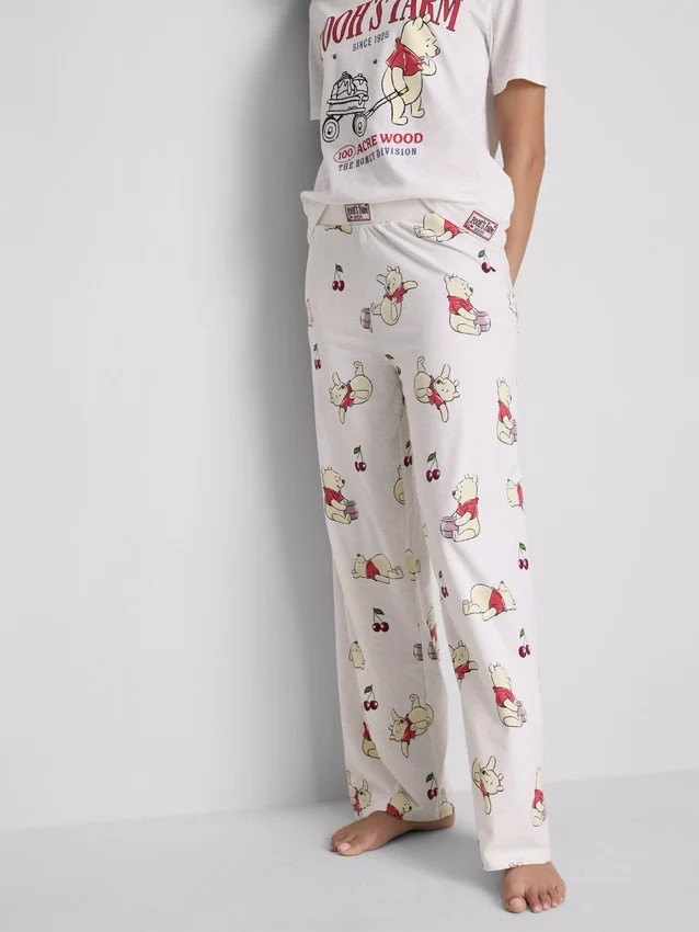 Schlafanzughose mit Winnie-the-Pooh-Print von Disney