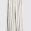 Schlafanzughosen mit Blumen-Pointelle-Muster