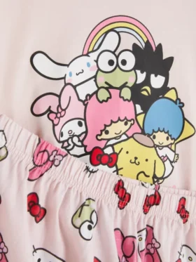 Schlafanzugoberteil mit «Hello Kitty und Freunde»-Motiv