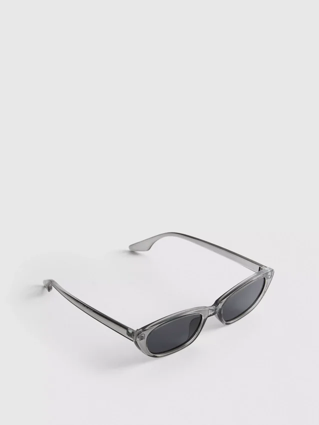 Schlanke Cat-Eye-Sonnenbrille