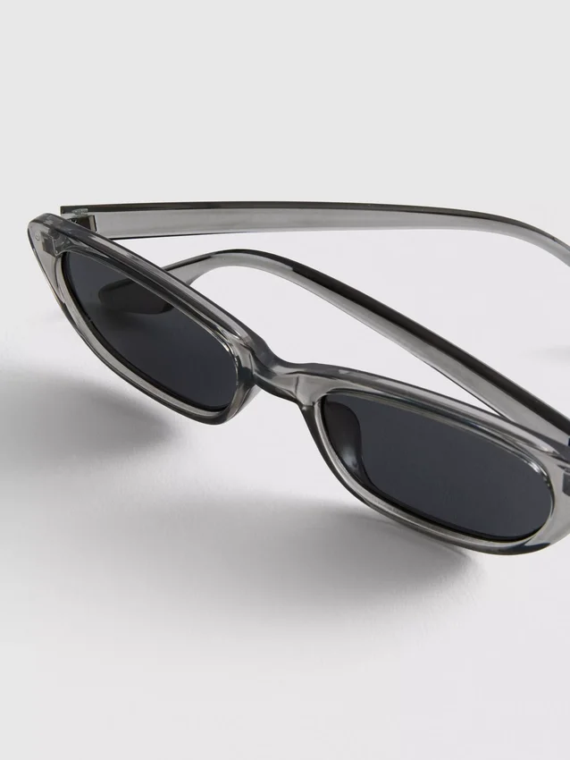 Schlanke Cat-Eye-Sonnenbrille