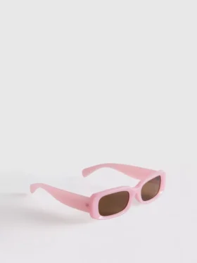 Schlanke rechteckige Sonnenbrille