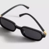 Schlanke rechteckige Sonnenbrille