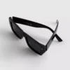 Schlanke Sonnenbrille mit rechteckigem Rahmen