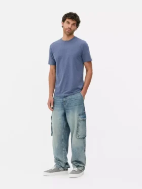 Schmal geschnittenes Stretch-T-Shirt