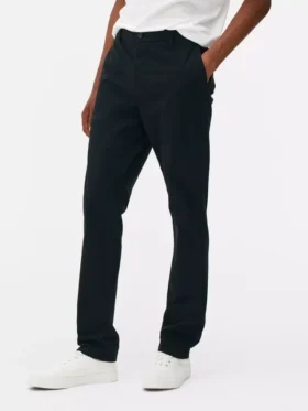 Schmale Stretch-Chinos