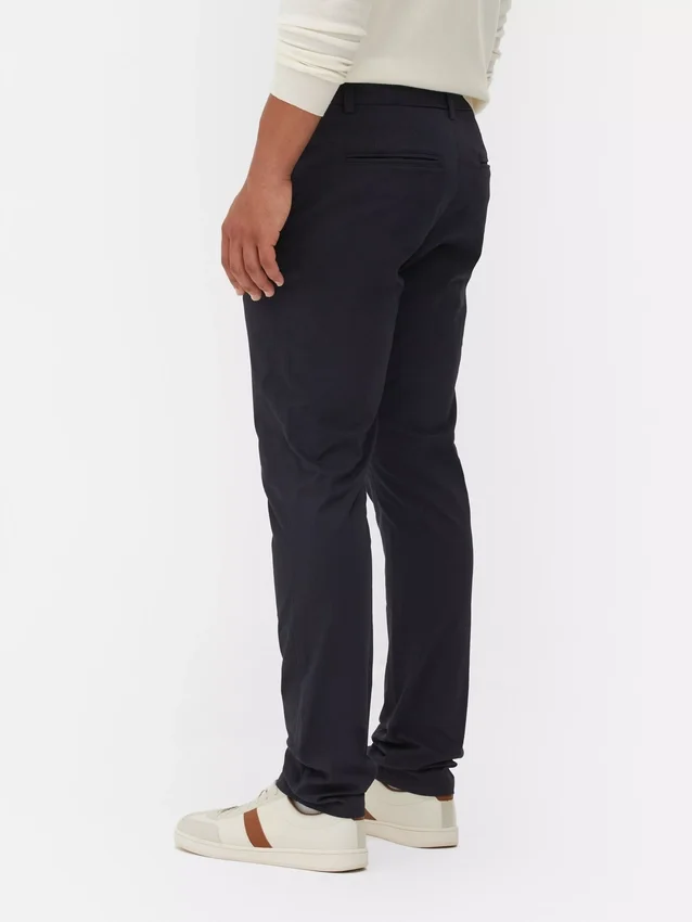 Schmale Stretch-Chinos