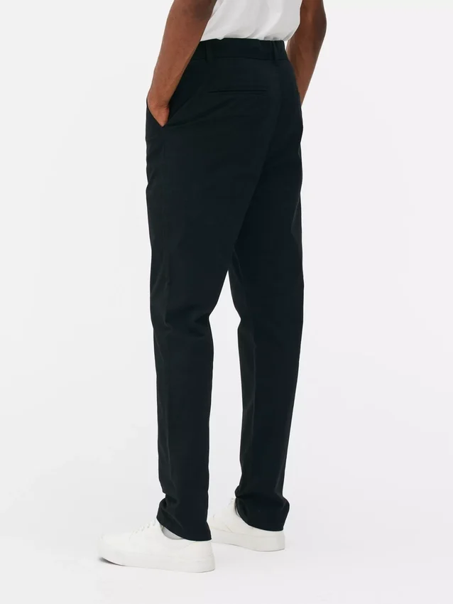 Schmale Stretch-Chinos
