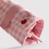 Schmuckbeutel mit Gingham-Muster