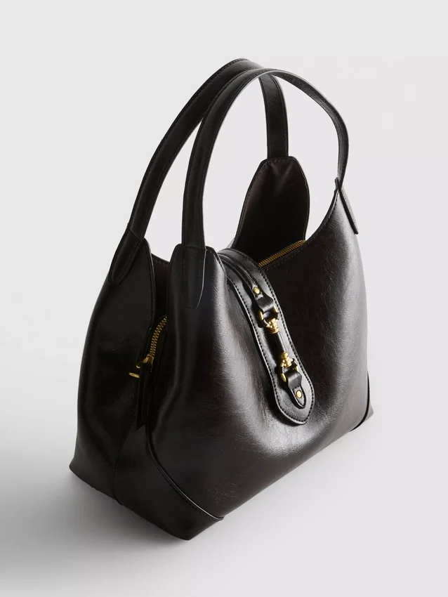 Schultertasche mit oberen Tragegriffen