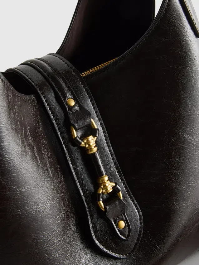 Schultertasche mit oberen Tragegriffen