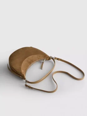 Schultertasche «Moon» aus Kunstwildleder