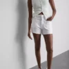 Shorts aus Baumwoll-Denim mit Fronttaschen