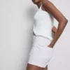 Shorts aus Baumwoll-Denim mit Fronttaschen