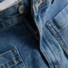 Shorts aus Baumwoll-Denim mit Fronttaschen