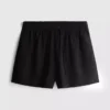 Shorts aus Baumwollmischung mit elastischem Bund